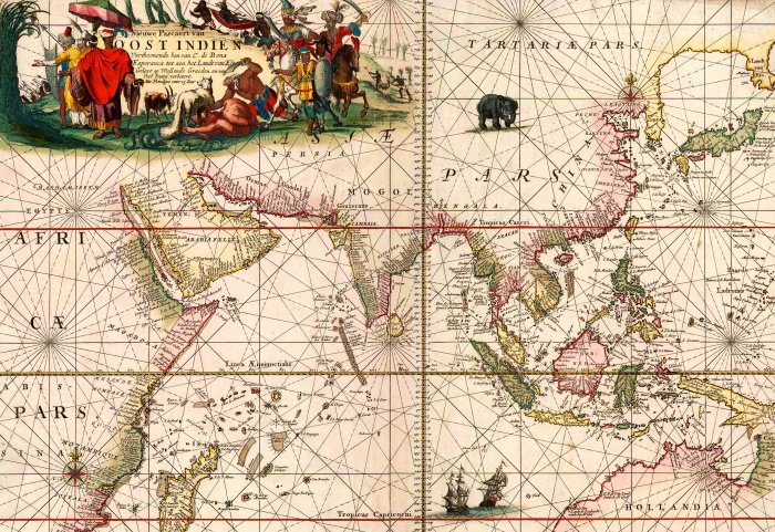Das Kolonialreich der VOC 1689