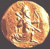 Persische Goldmünze