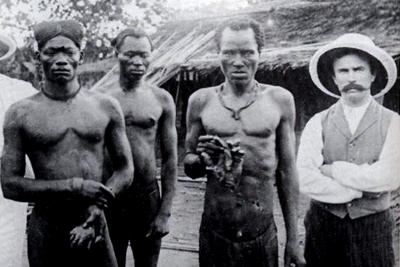 Die Trophäen im Kongo