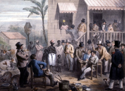 Sklavenmarkt in Surinam