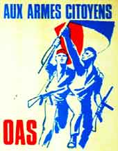 Plakat der OAS