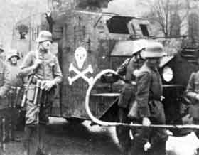 Freikorps bei Kämpfen in Berlin