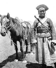 mongolischer Soldat