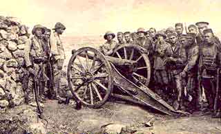 spanische Soldaten in Marokko