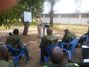 Unterricht im Kongo
